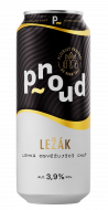 Proud ležák, plech 0,5L