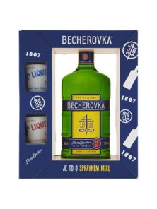 Becherovka Original (+ 2 kalíšky) 0,5L 38%