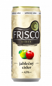 Frisco Jablečný Cider, plech 0,33L