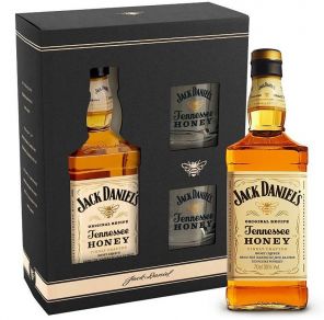 Jack Daniel's Honey (+ 2 sklenky) 0,7L 35%