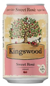 Kingswood Rosé, plech 0,33L