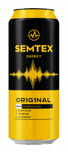 Semtex Original Energy Drink, plech 0,5l