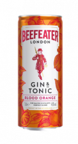 OBJ Beefeater Blood Orange & Tonic, plech 0,25L 4,9%