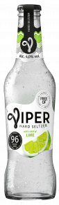 Viper, hard seltzer s příchutí limetky 0,33l  láhev