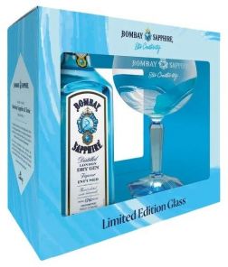 Bombay Sapphire Gin (+ sklenka) 0,7L 40%