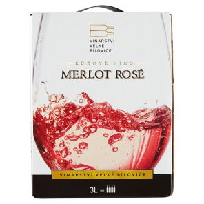 Merlot Rosé BIB 3L Velké Bílovice suché