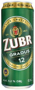 Zubr Gradus 12, plech 0,5L