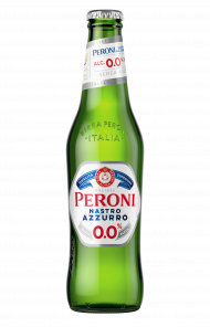 Peroni Nastro Azzurro 0%, láhev 0,33L
