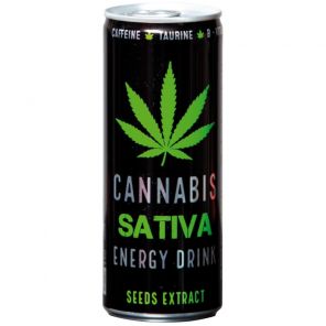 Cannabis Sativa Energy Drink, plech 0,5L