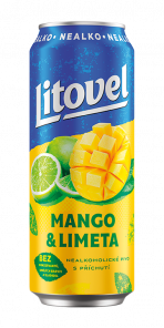 Litovel Mango & Limeta Nealko, plech 0,5L